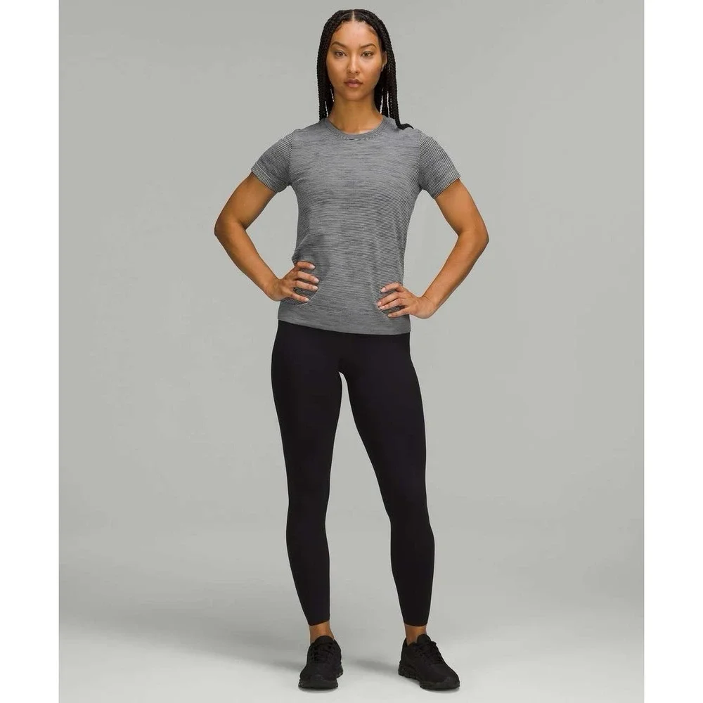 2PC-Lululemon Smooth Fit Pull-On High-Rise Pant + Swiftly Relaxed T-Shirt 10
